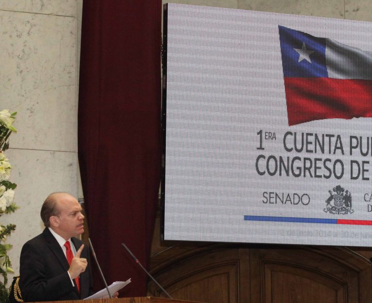Rindiendo cuenta al país sobre del trabajo del Senado en la Primera Cuenta Pública de la Historia del Congreso Nacional