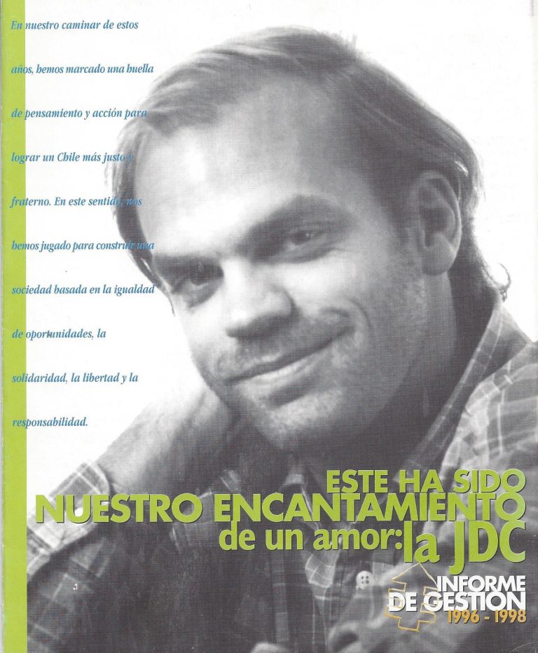 Cuenta pública que realizó cuando presidió la JDC en 1998